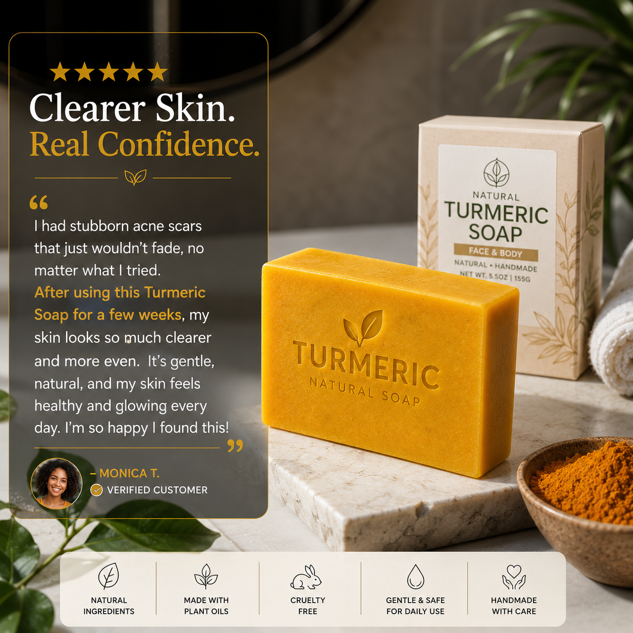 Turmeric Fade & Glow Bar